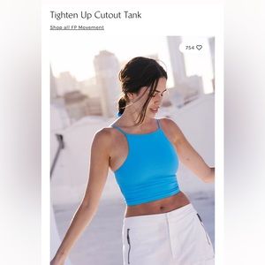 NWOT Free People Tighten Up Cut Out